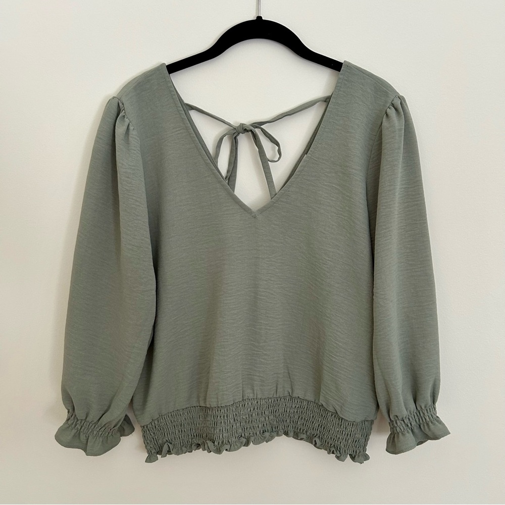 Maurices Sage Green Blouse